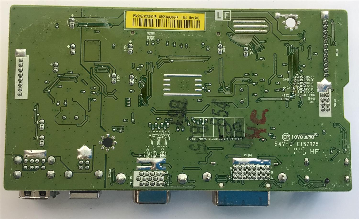 MAIN PARA MONITOR DELL / NUMERO DE PARTE 792791300501R / 492401300100H / MODELO P2210 22'' - Imagen 3